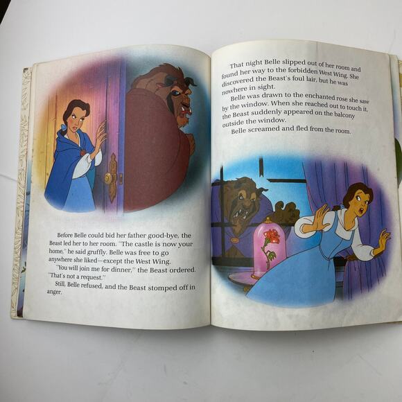 Vintage Little Golden Book Disney's Beauty and the Beast, 1991 - Picture 5 of 5